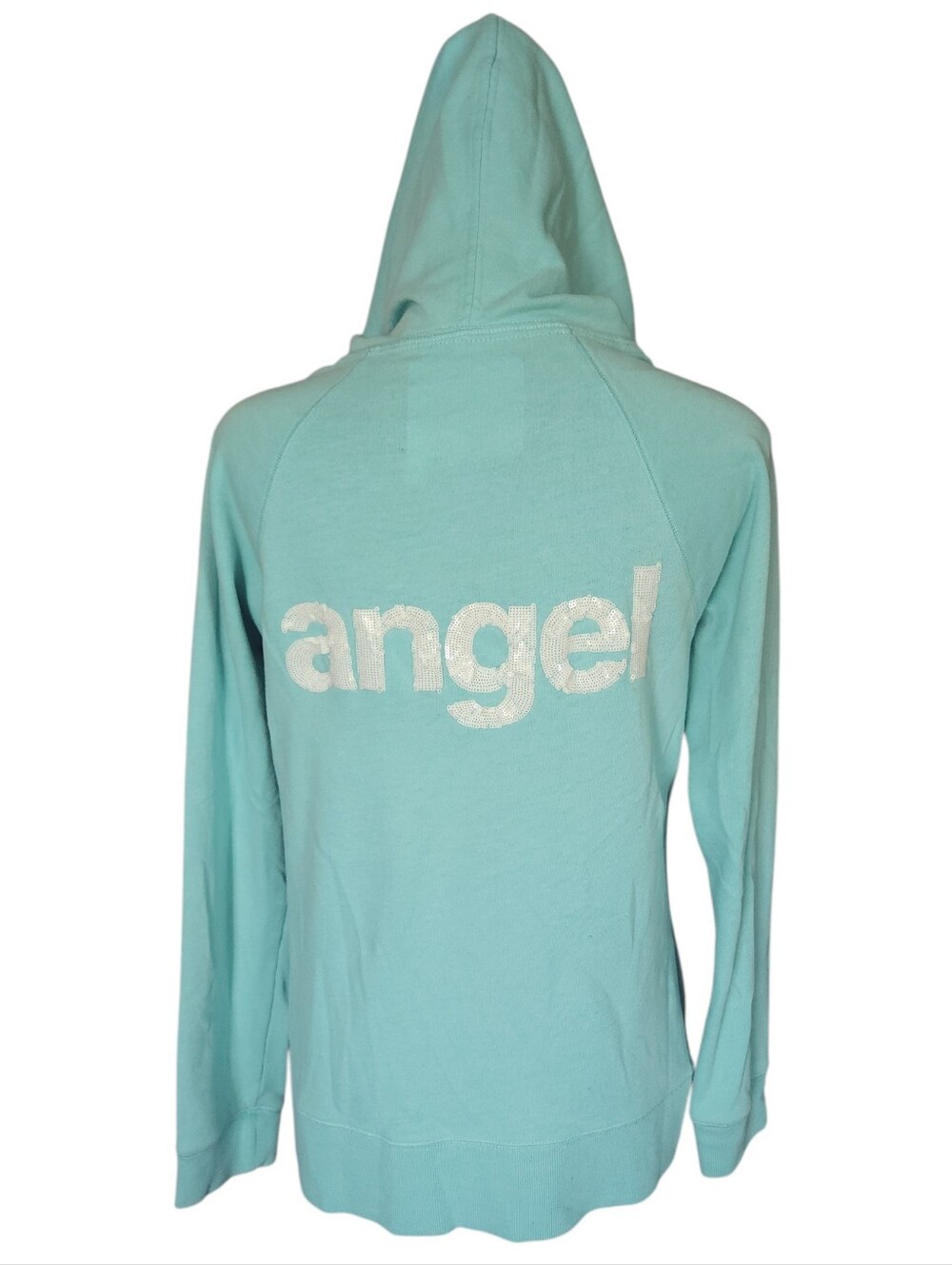 2010s Victoria's Secret Angel Mcbling Sequin Hoodie Sz L